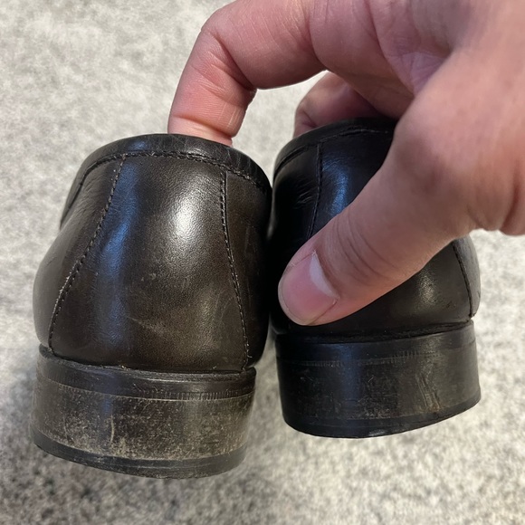 Gucci Vintage Brown Leather Horsebit Loafers Sz. 8.5 - Picture 6 of 7